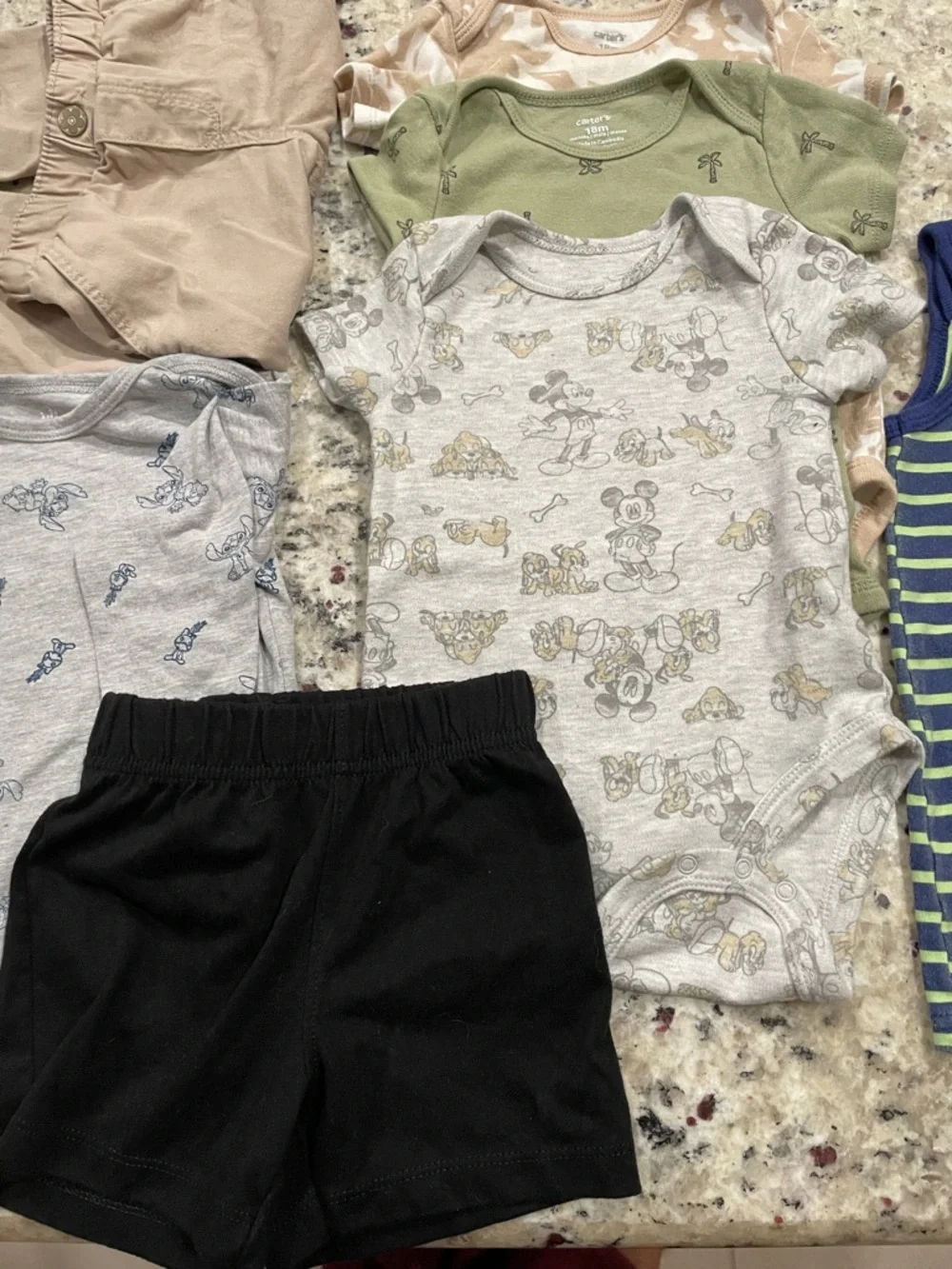 Disney Baby plus others 7 PCS baby boy outfits preowned Size 18 Months